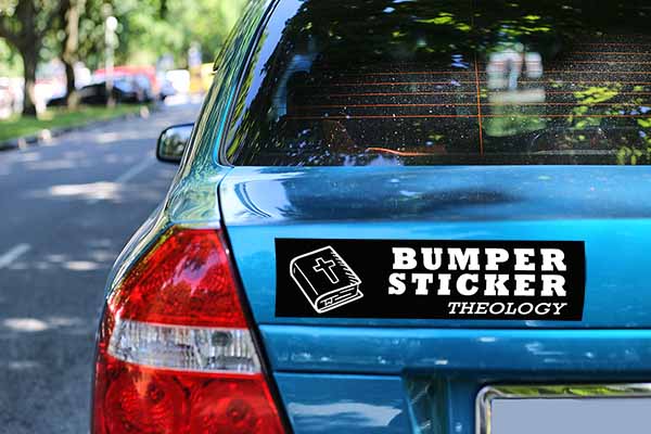 Bumper Sticker Theology Hope Springs Church
