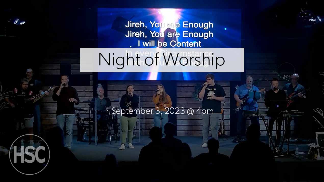 Night of Worship on Hope Springs Church.  A non-denominational church serving Pasadena, MD.