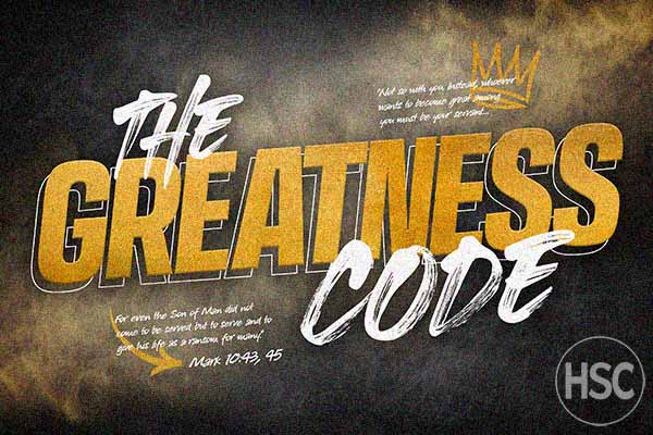 The Greatness Code on Hope Springs Church.  A non-denominational church serving Pasadena, MD.