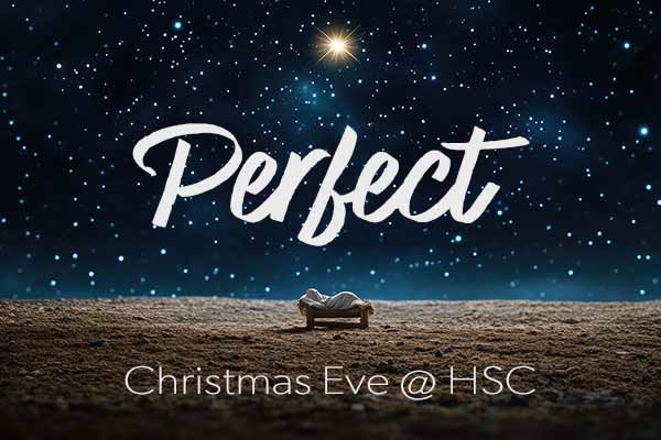 The bright North Star illuminates Joseph's manger, casting soft shadows on the cradle amidst a serene, snowy Bethlehem night Christmas Eve on Hope Springs Church. Non-denominational. Pasadena, MD