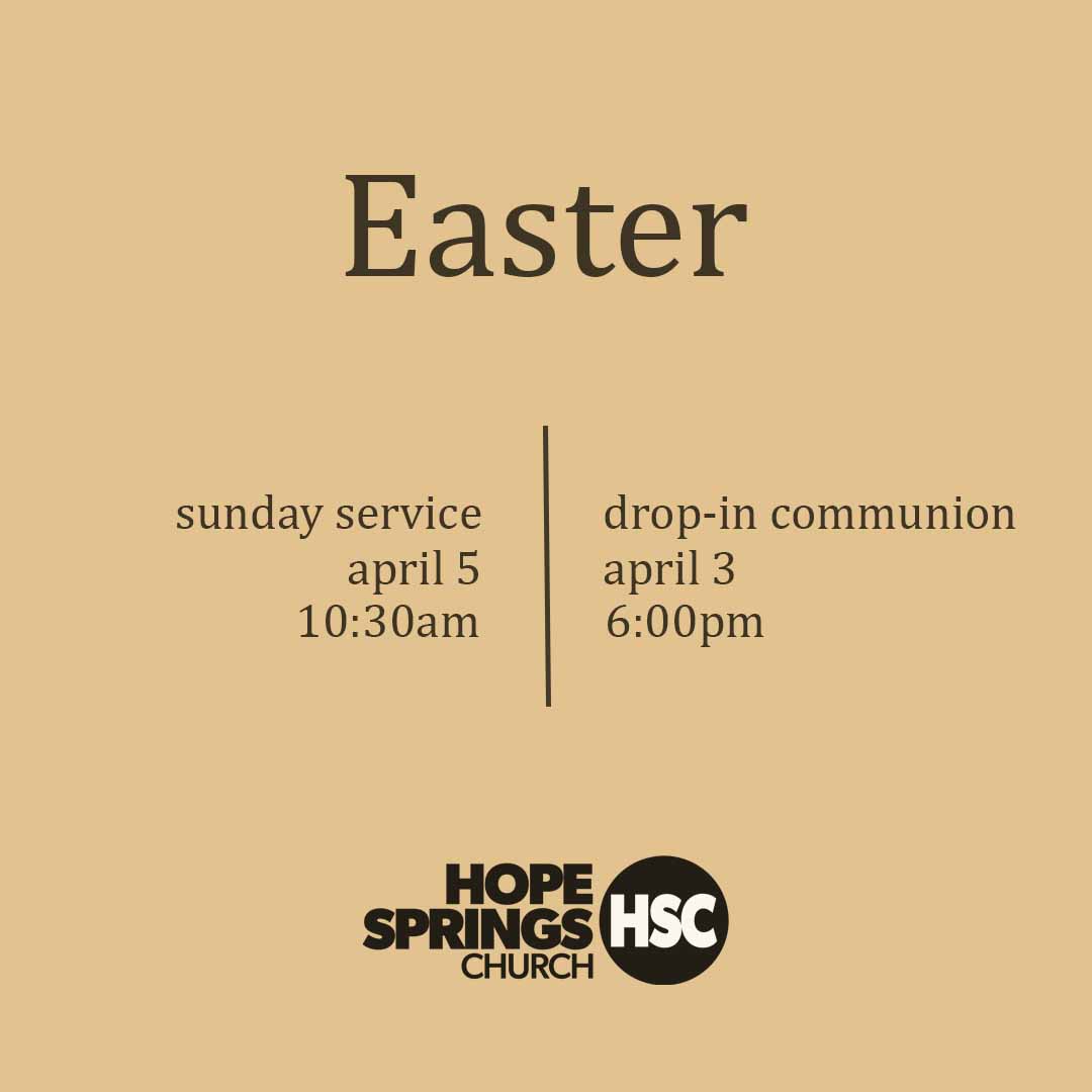 Easter @ Hope Springs Church. Non-denominational. Pasadena, MD